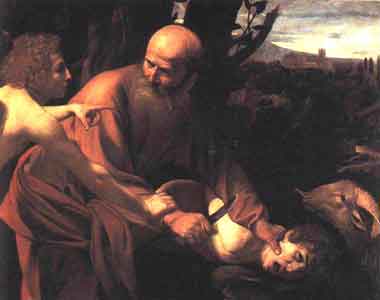 Caravaggio, The Sacrifice of Isaac, 1601-02