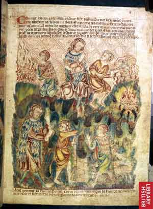 The Holkham Bible Picture Book, 1320-30 