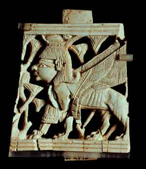 Striding Sphinx, Samaria, 9th-8th cent. BCE