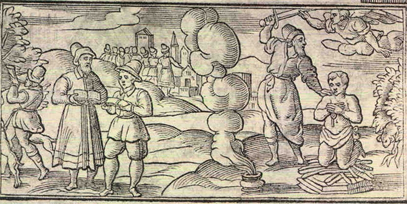 Venice Haggadah, Akedah, 1609